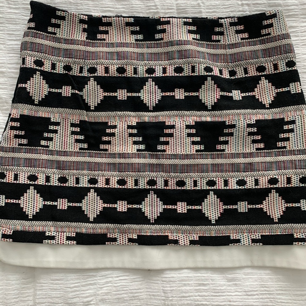 Multicolored Patterned Skirt - Picture 6 of 6